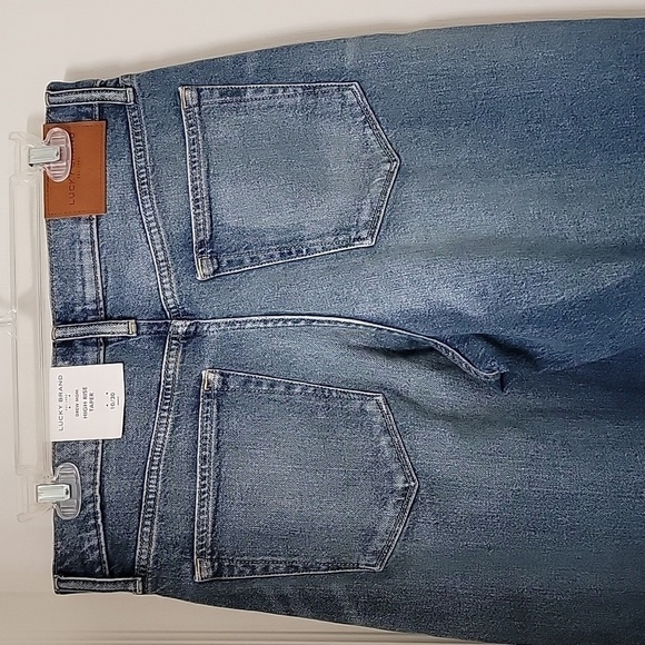 Lucky Brand Size 10/30 Ankle Drew Mom High Rise Taper Blue Jean NEW with Tag - Picture 14 of 14